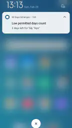 90 Days Schengen screenshot