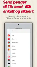 ACE Money Transfer Send Penger screenshot