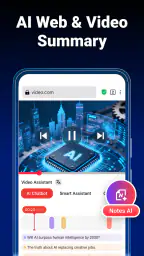 Adblocker-nettleser: Adblock screenshot