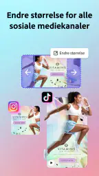 Adobe Express: AI-bilde, video screenshot