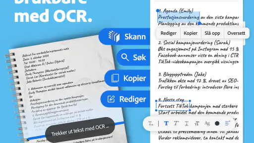 Adobe Scan: skann PDF/OCR screenshot