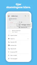 Adobe Scan: skann PDF/OCR screenshot