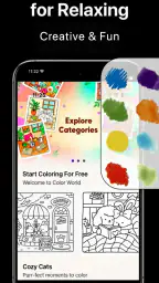 Adult Coloring Book - Bloom screenshot