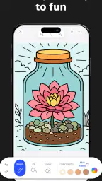 Adult Coloring Book - Bloom screenshot