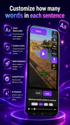 AI Auto billedtekster screenshot
