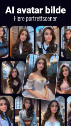 AI-bildegenerator og AI-video screenshot