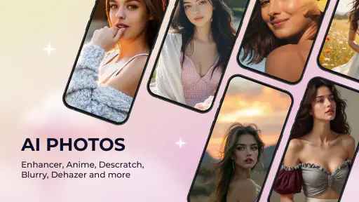 AI Fotoforbedrer: Rediger screenshot
