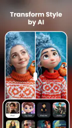 AI Fotoforbedrer: Rediger screenshot