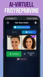 AI Frisyrstudio screenshot