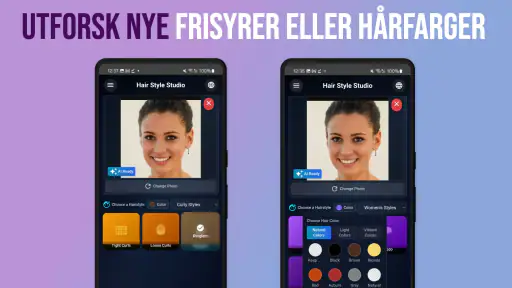 AI Frisyrstudio screenshot