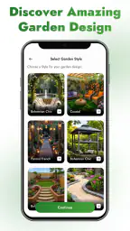 AI Garden Design Landscape Art screenshot