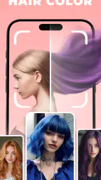 AI Hair Color Style Art Change screenshot