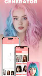 AI Hair Color Style Art Change screenshot