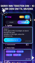 AI Sang- og Tekstgenerator screenshot