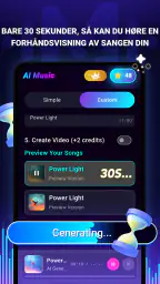 AI Sang- og Tekstgenerator screenshot