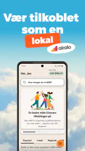 Airalo eSIM Reise og Internett screenshot