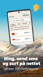 Airalo eSIM Reise og Internett screenshot