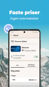 Airalo eSIM Reise og Internett screenshot