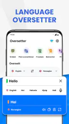 Alle språk Oversetter app screenshot