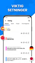 Alle språk Oversetter app screenshot