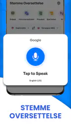 Alle språk Oversetter app screenshot