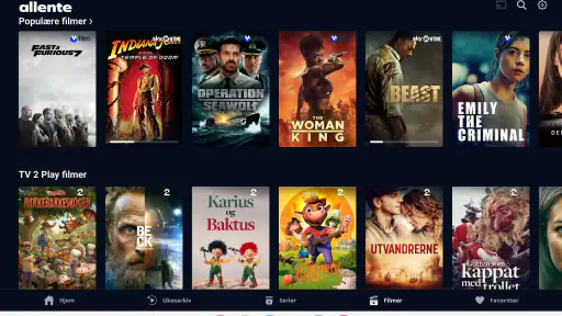 Allente screenshot