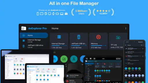 AnExplorer Share-filbehandler screenshot