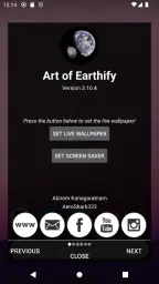 AoE: 3D Earth Live Wallpaper screenshot