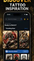 AR Tegn og spor tatovering screenshot