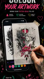 AR Tegn og spor tatovering screenshot