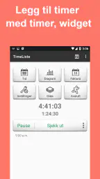 Arbeidstimer: Arbeidstid screenshot