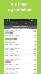Arbeidstimer: Arbeidstid screenshot