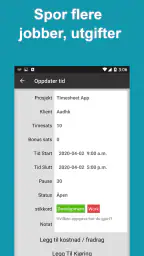 Arbeidstimer: Arbeidstid screenshot