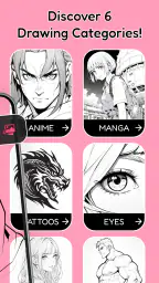ARDraw - Anime Trace & Sketch screenshot