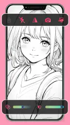 ARDraw - Anime Trace & Sketch screenshot
