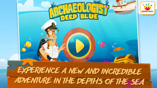 Arkeolog Deep Blue: Barnespill screenshot