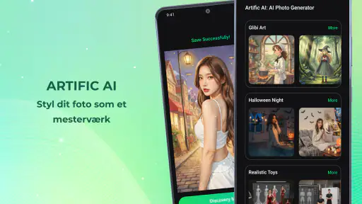 Artific AI: AI-fotogenerator screenshot