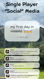 Aspect: AI-Only Social Media screenshot