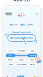 Associations: Ordspill screenshot