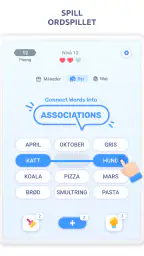 Associations: Ordspill screenshot
