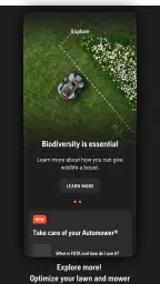 Automower Connect screenshot