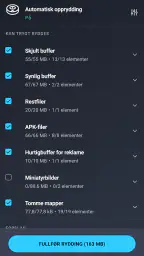 AVG Cleaner – opprydding screenshot