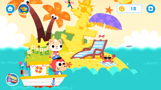 Baby Boat Fishing Games for 2+ screenshot