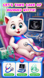 Baby fluff cat game screenshot