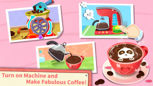 Baby Panda’s Summer: Café screenshot