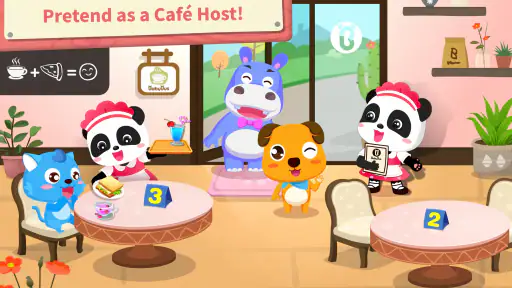 Baby Panda’s Summer: Café screenshot
