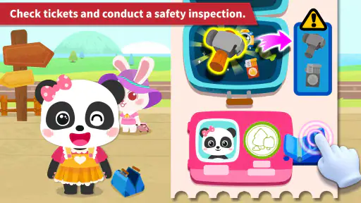 Baby Panda's Train screenshot