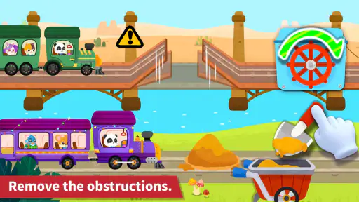 Baby Panda's Train screenshot