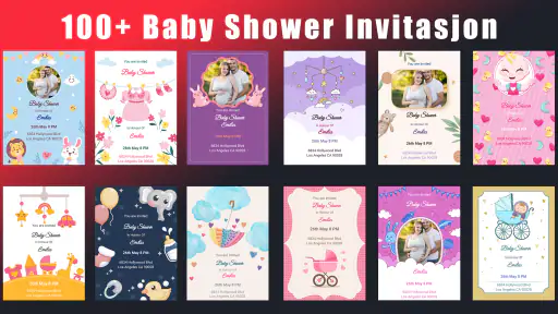 Baby Shower Invitasjonskort screenshot