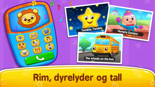Baby spill: Piano, Babytelefon screenshot